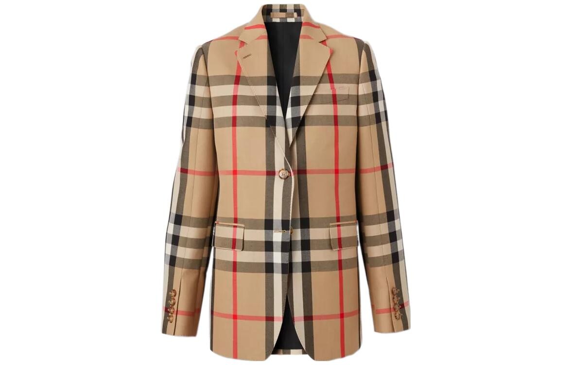 

Пиджак женский Burberry костюмный, хаки