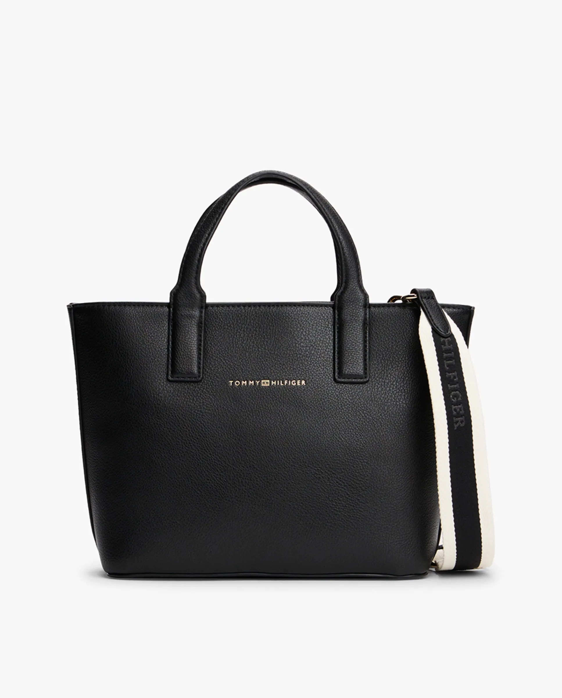 

Мини-сумка тоут с логотипом TH Tommy Hilfiger, темно-синий