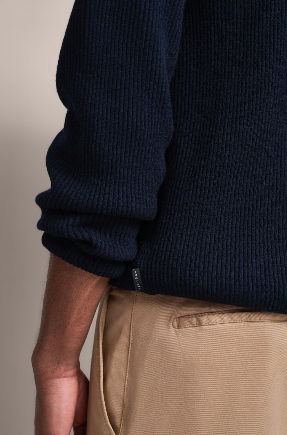 

Джемпер O-NECK bugatti, темно-синий