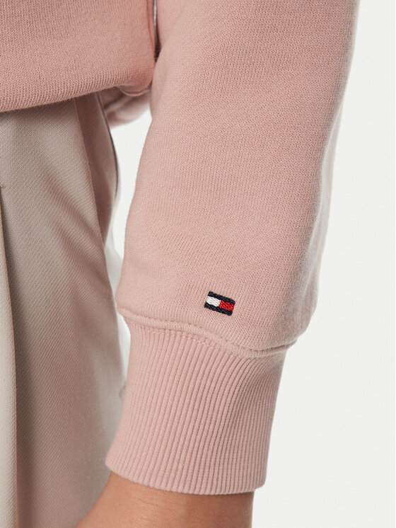 Толстовка обычного кроя Modern Script WW0WW43844 Tommy Hilfiger, розовый — фото 4
