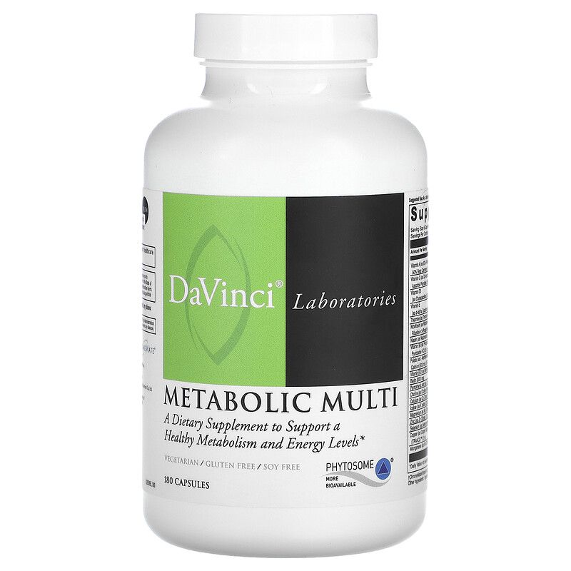

DaVinci Laboratories, Metabolic Multi, 180 капсул