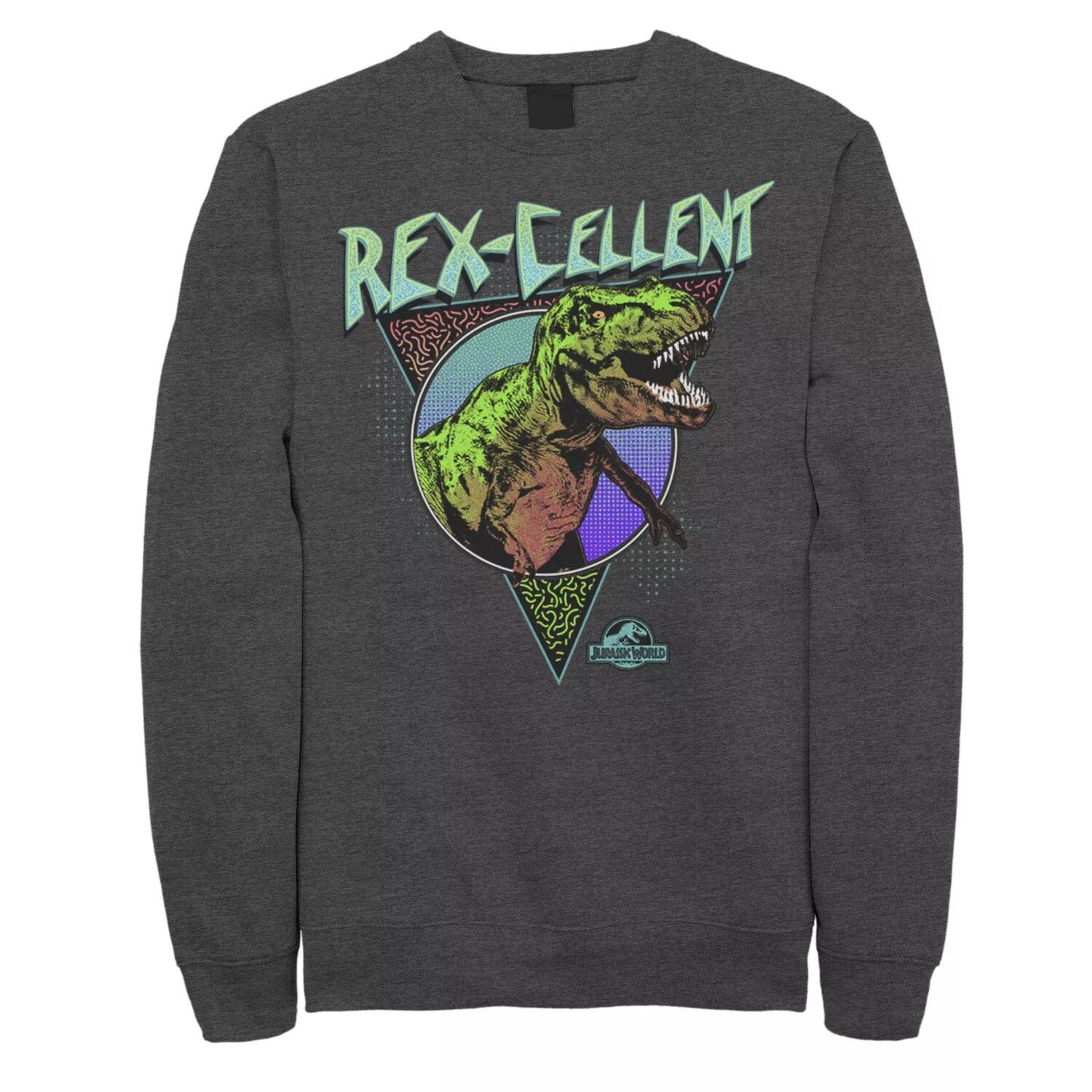 

Мужская толстовка в стиле ретро Jurassic World Rex-Cellent в цветах Licensed Character