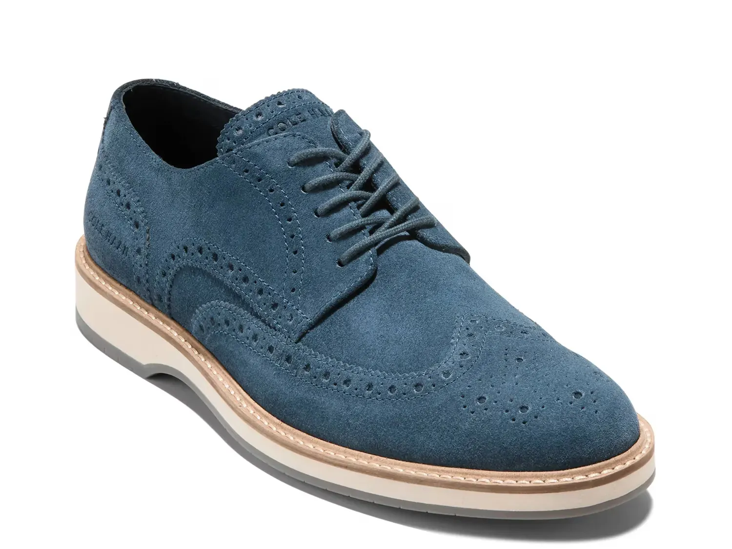 

Оксфорды Morse Grand Wingtip Cole Haan, Blue Suede