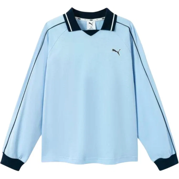 Футболка детская PUMA Lapel Moderate Ice Blue