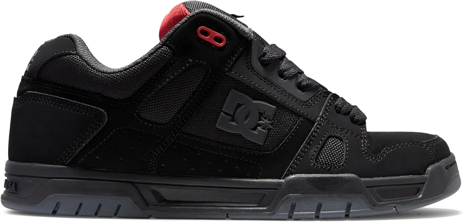 Кроссовки Men's Court Graffik Amazon Renewed, Black Grey Red — фото 2