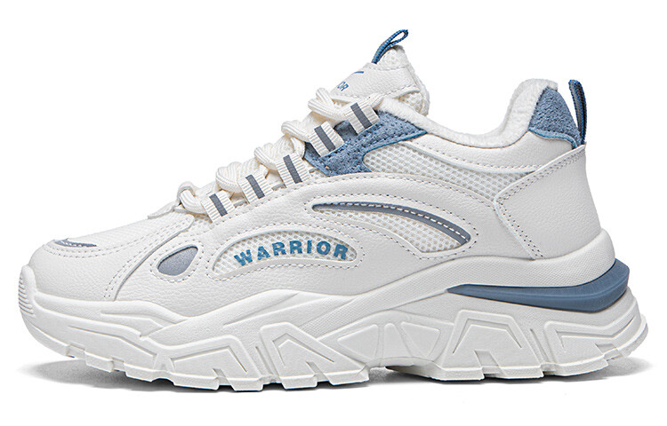 

Кроссовки WARRIOR Chunky Sneakers Unisex Low-top Beige/Blue, бежевый/синий