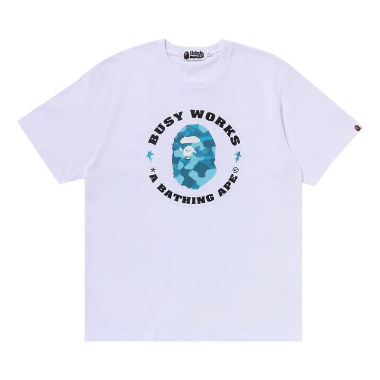 

Футболка BAPE Radiation Camo Busy Works Tee, White