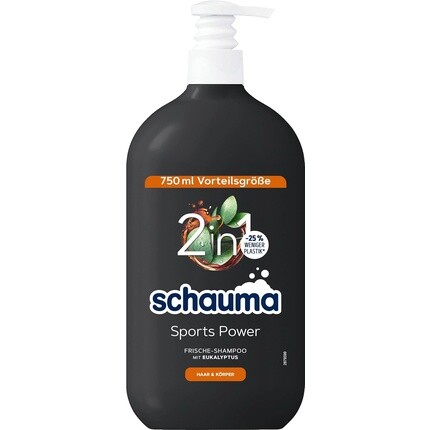 

Schwarzkopf 2in1 Fresh Шампунь Sports Power 750 мл Schauma