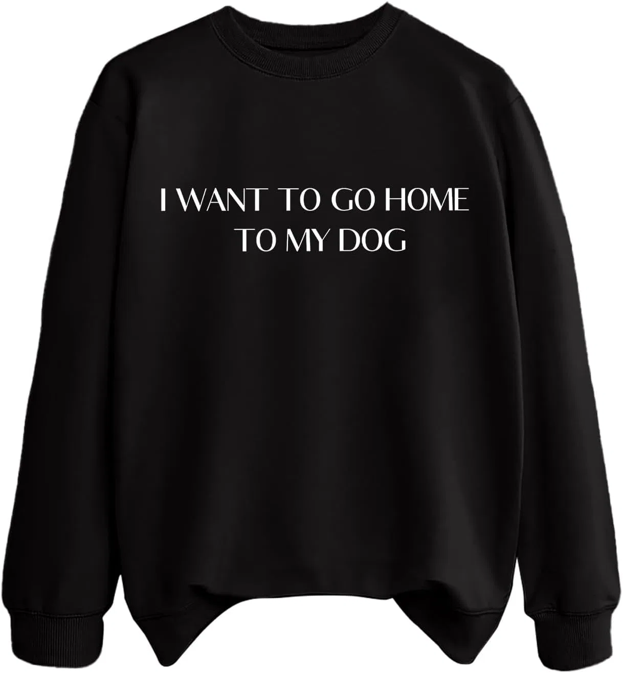 Женская толстовка Heevina "I Want Go Jone To My Dog" с круглым вырезом, модный пуловер с длинными рукавами для осени и зимы