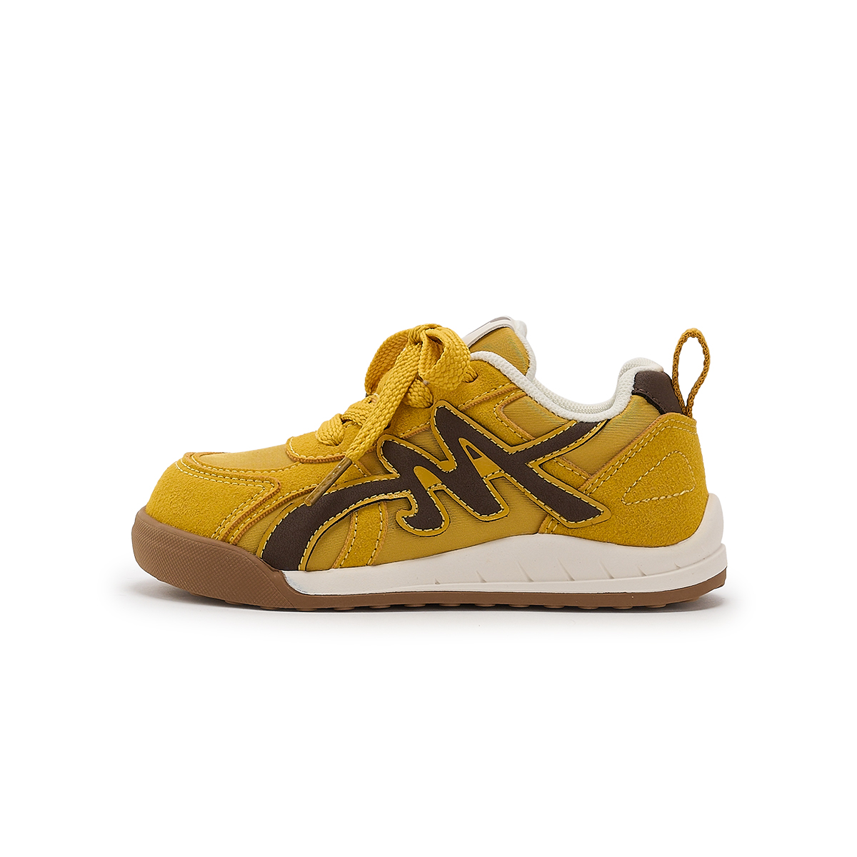 

Микки противоскользящие антиударные амортизирующие износостойкие низкие детские повседневные кроссовки Disney, желтый