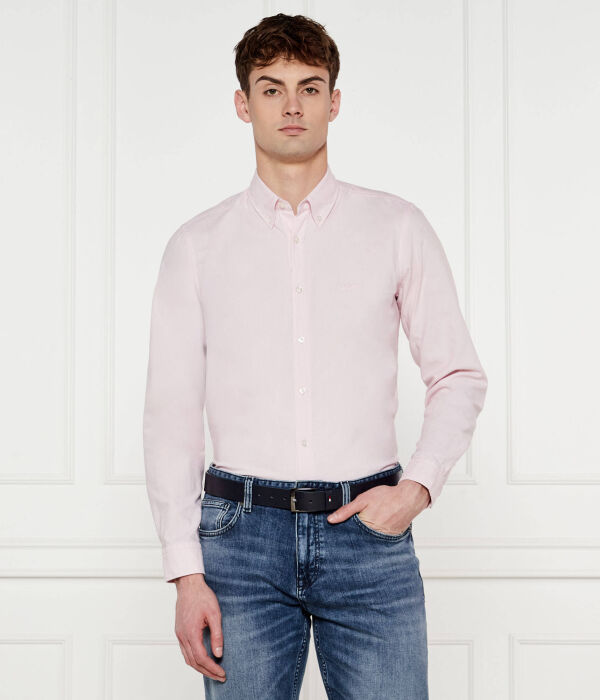 

Рубашка Regular fit Boss Orange, коричневый