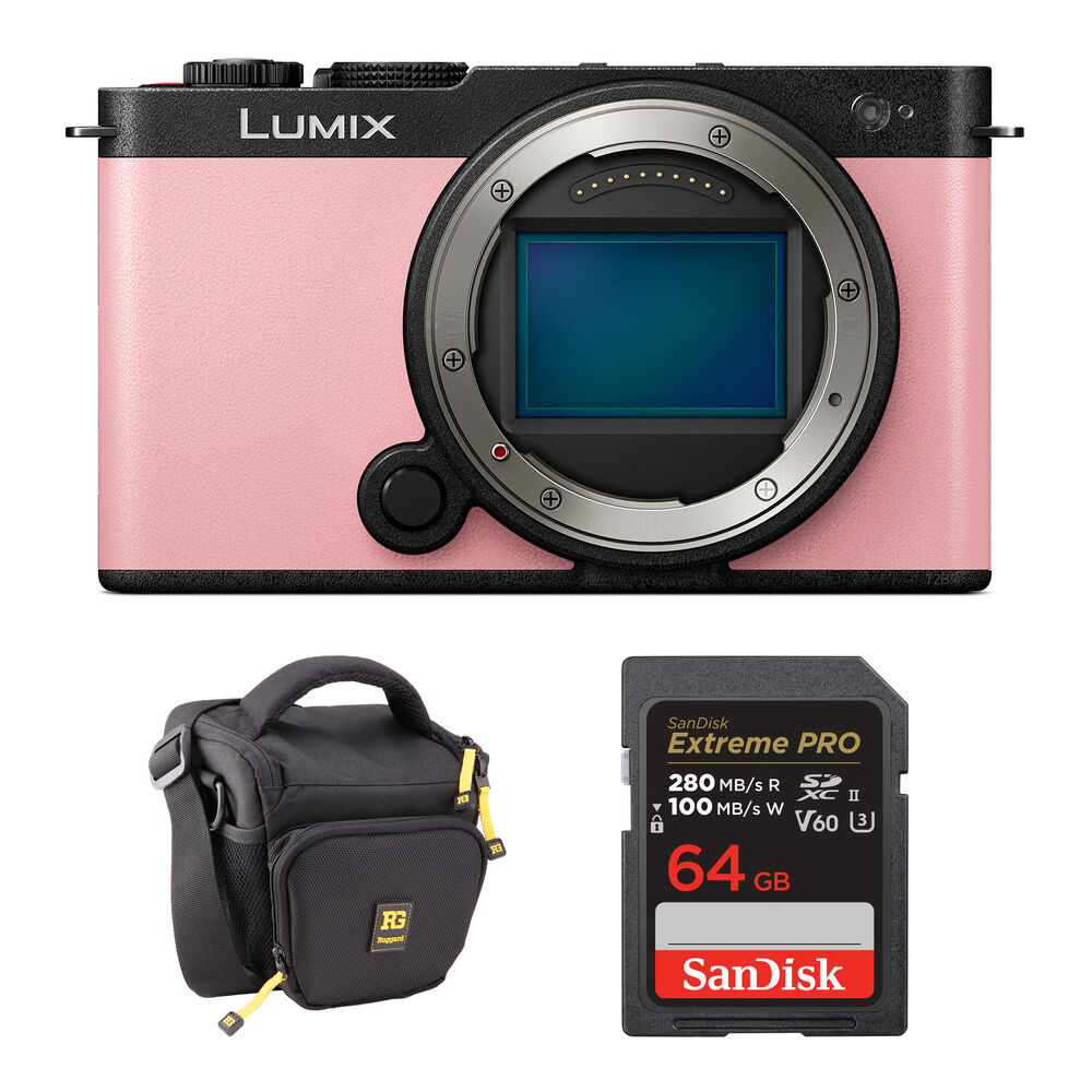 

Беззеркальная камера Panasonic Lumix S9 Mirrorless Camera with Basic Bundle (Sakura
