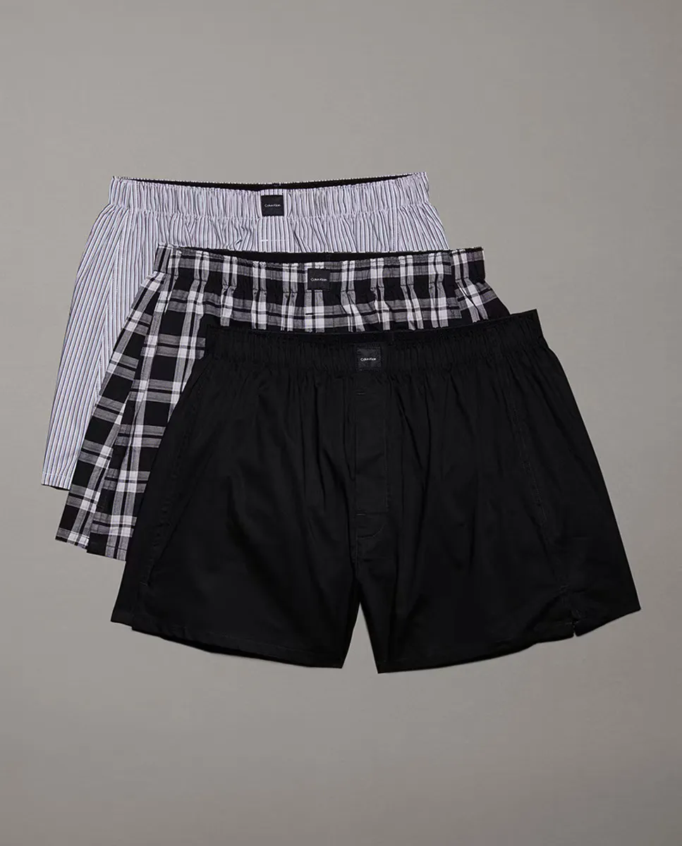 

Упаковка из 3 трусов-боксеров Calvin Klein, мультиколор
