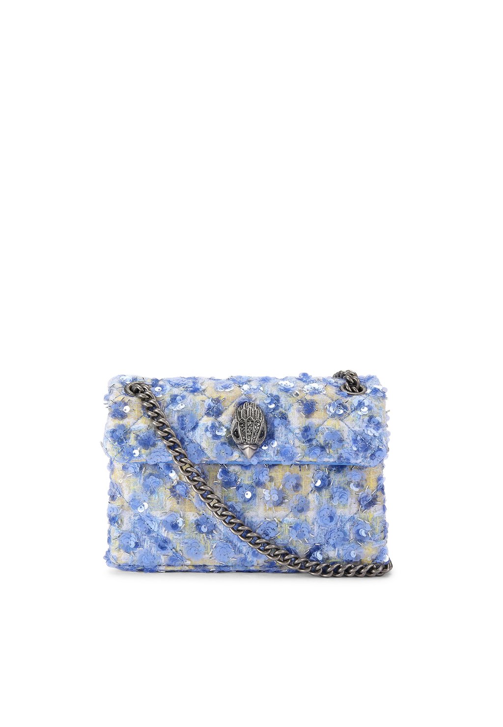 

Сумка через плечо SEQUINS MINI KENSINGTON Kurt Geiger London, синий