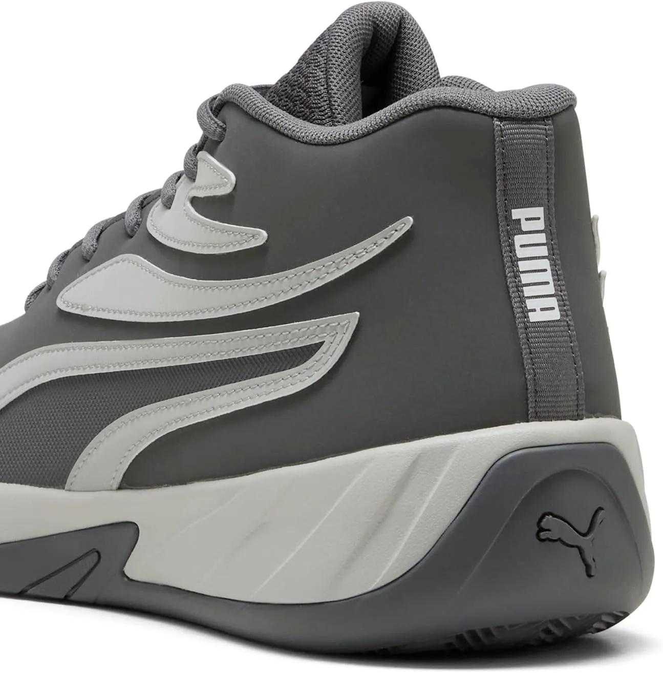 Мужские баскетбольные кроссовки Puma Court Pro, серебряный — фото 3