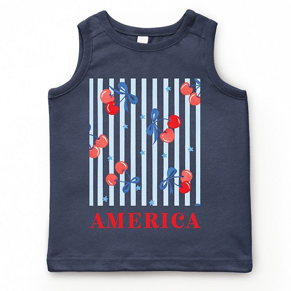 

Футболка America cherries stripe youth The Juniper Shop, Navy