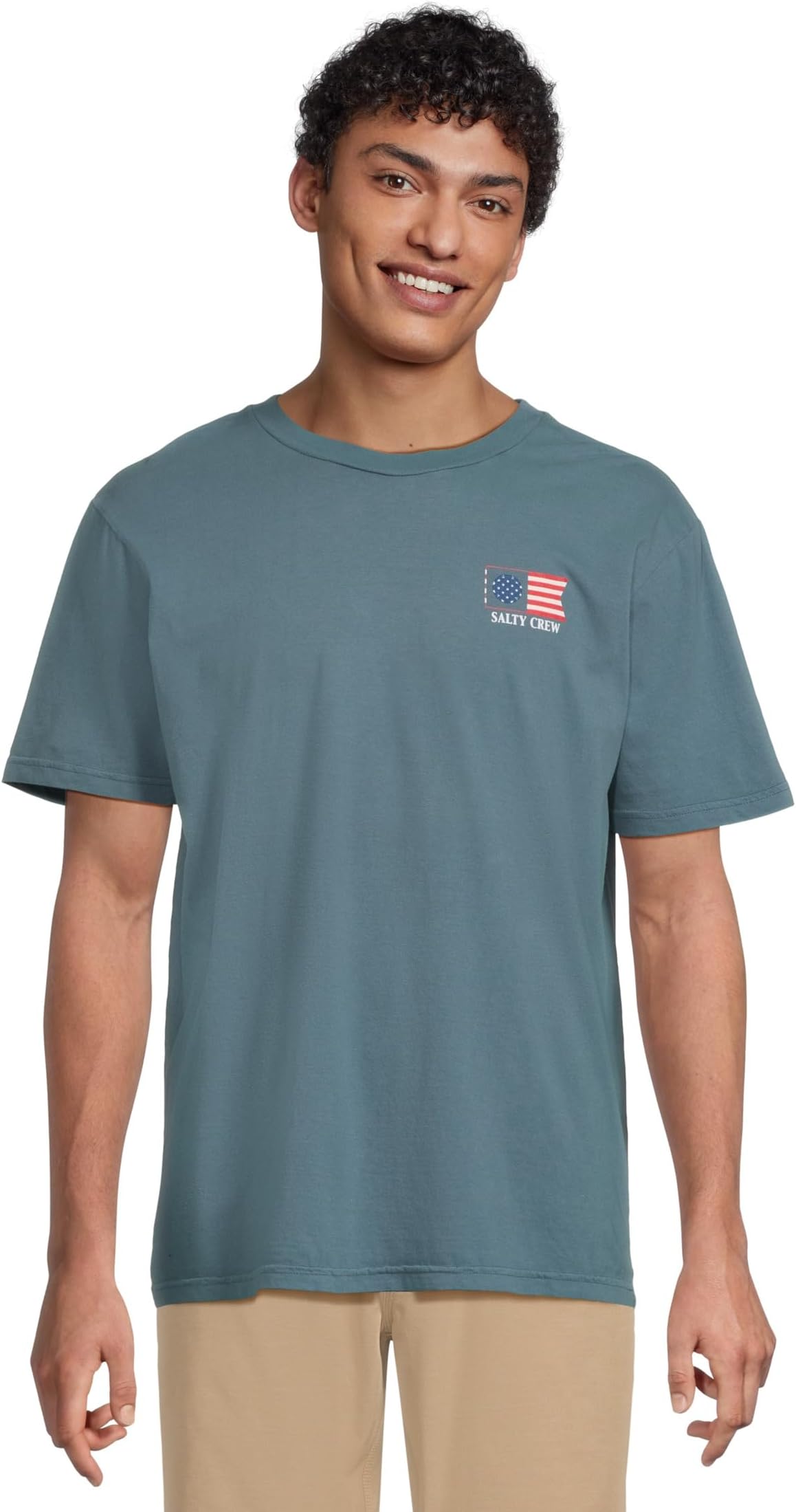 

Футболка Salty Crew Flagship America Short Sleeve Tee, Slate