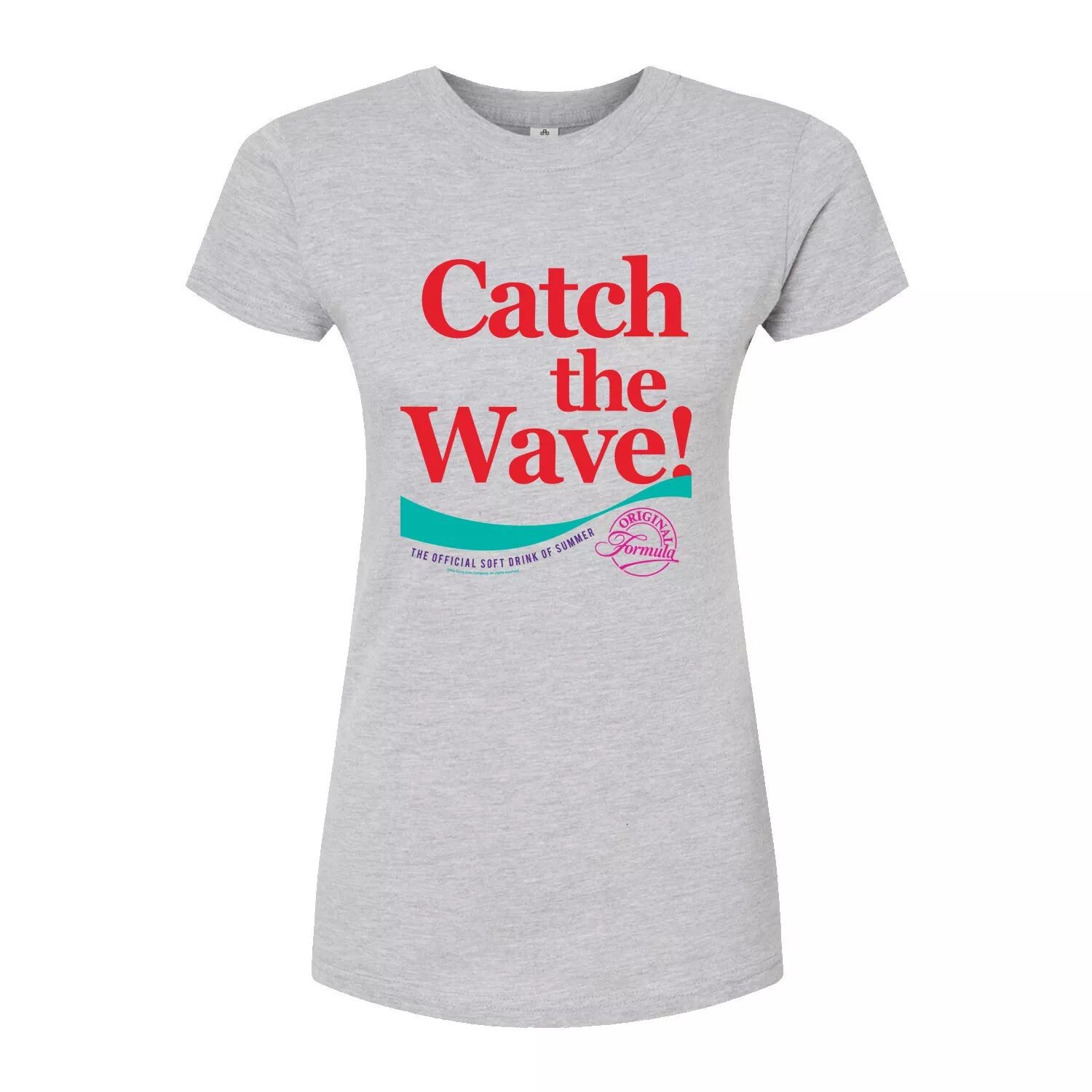 

Облегающая футболка Coca-Cola Catch The Wave для юниоров Licensed Character, серый