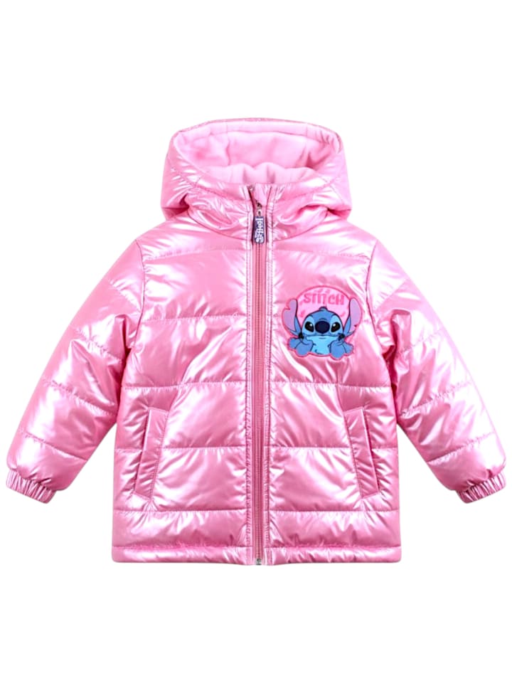 

Куртка Disney Stitch с флисовой подкладкой розового цвета Lilo & Stitch