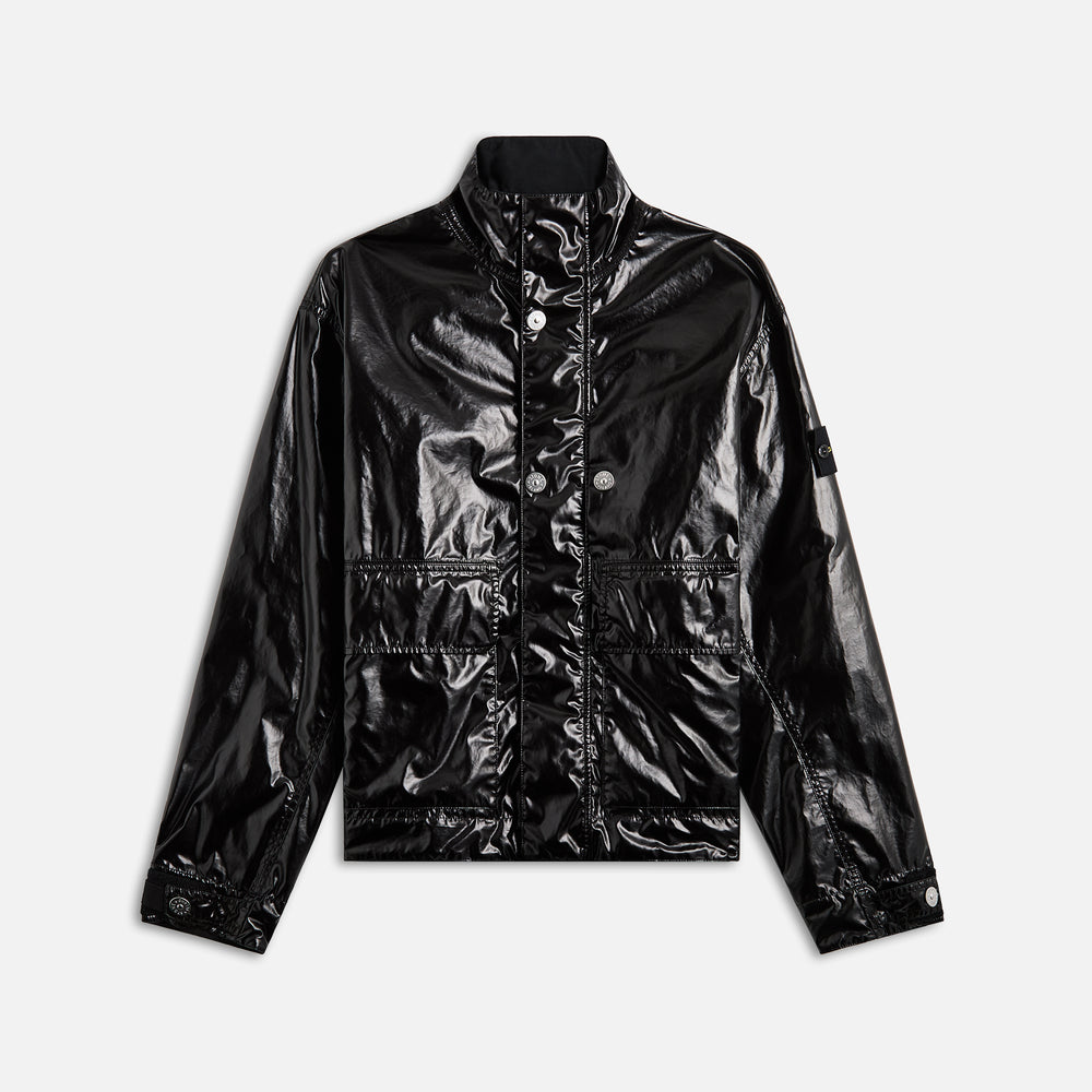 

Куртка Stone Island Mussola Gommata-Tc Garment Dyed Jacket, черный