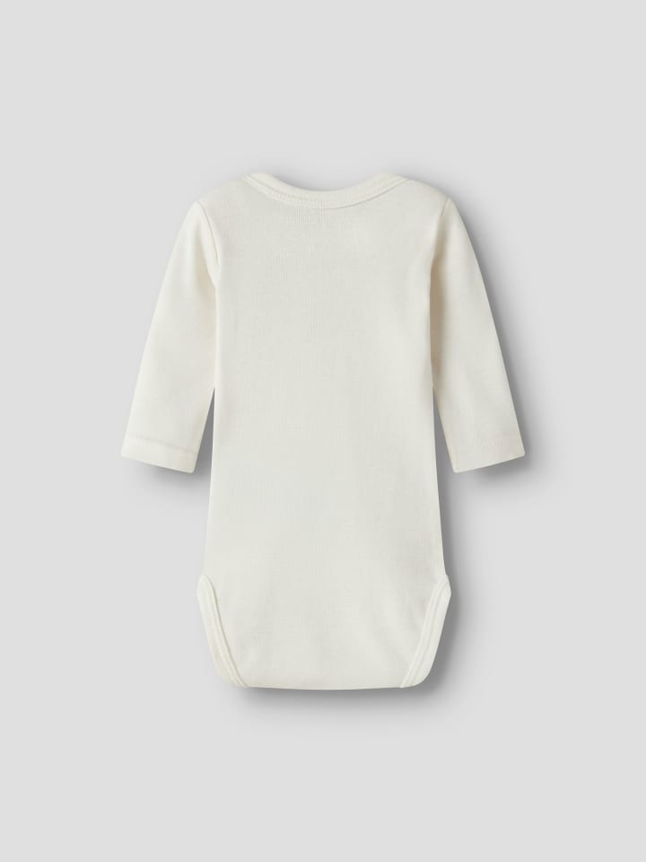 Name it Набор из 3 боди с длинными рукавами NBNBODY 3P LS PUMICE BEAR цвета пемзы — фото 2