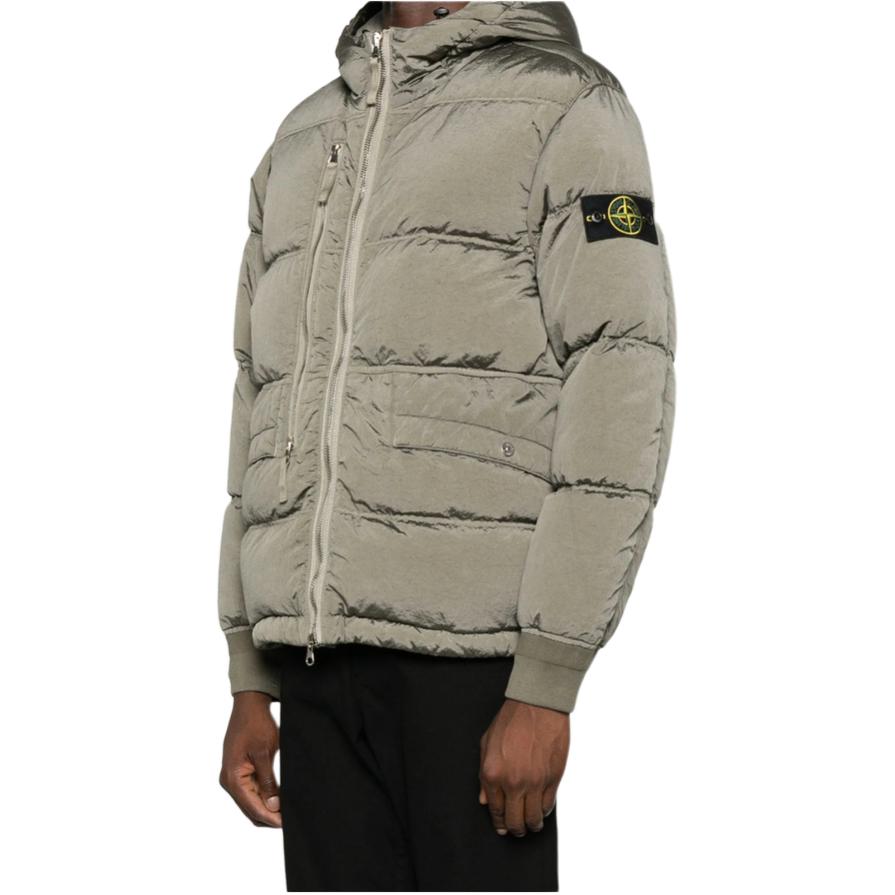 Куртки и пальто мужские STONE ISLAND, светло-зеленый — фото 4