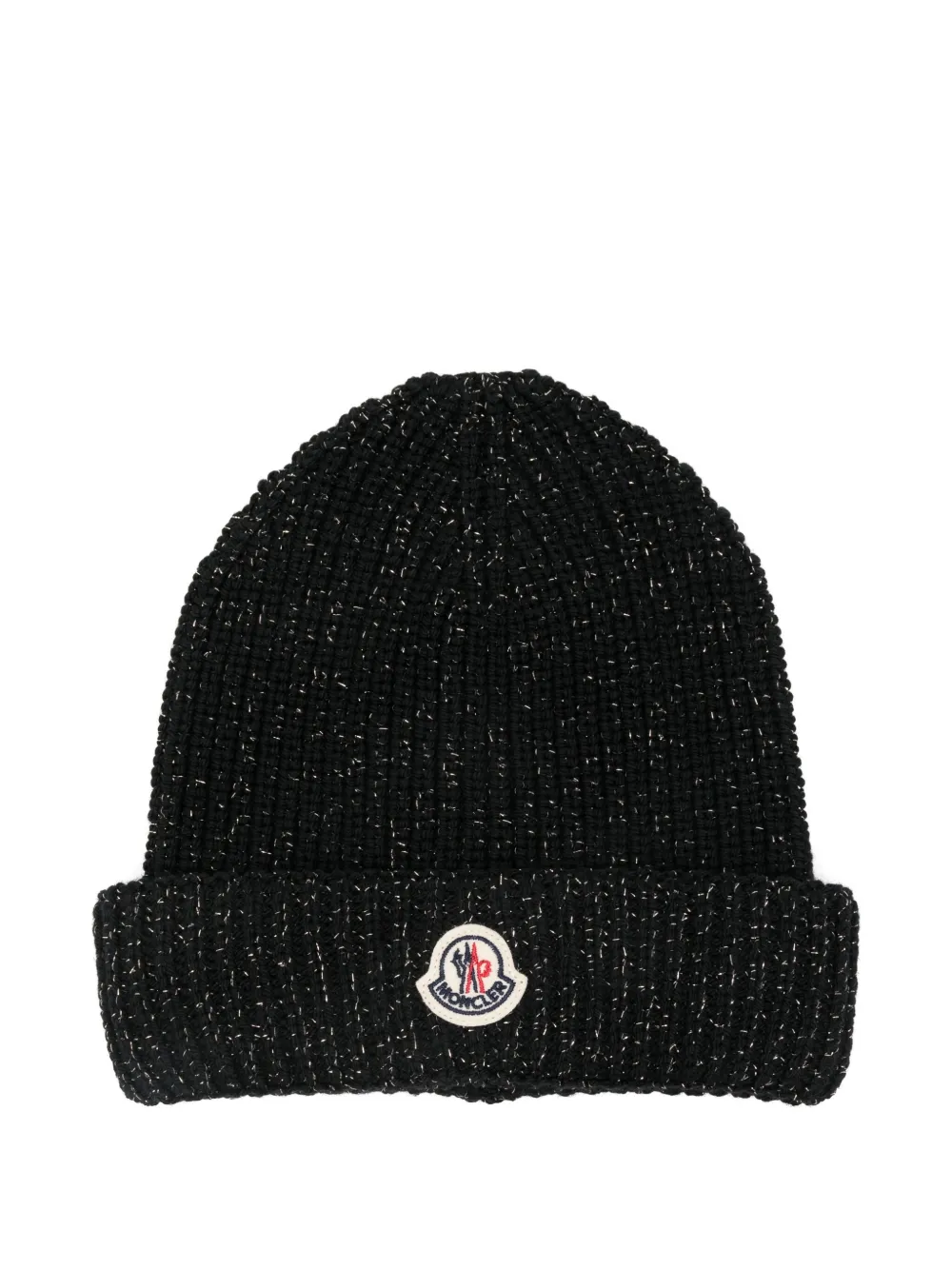 

Шапка с нашивкой-логотипом Moncler Enfant, черный