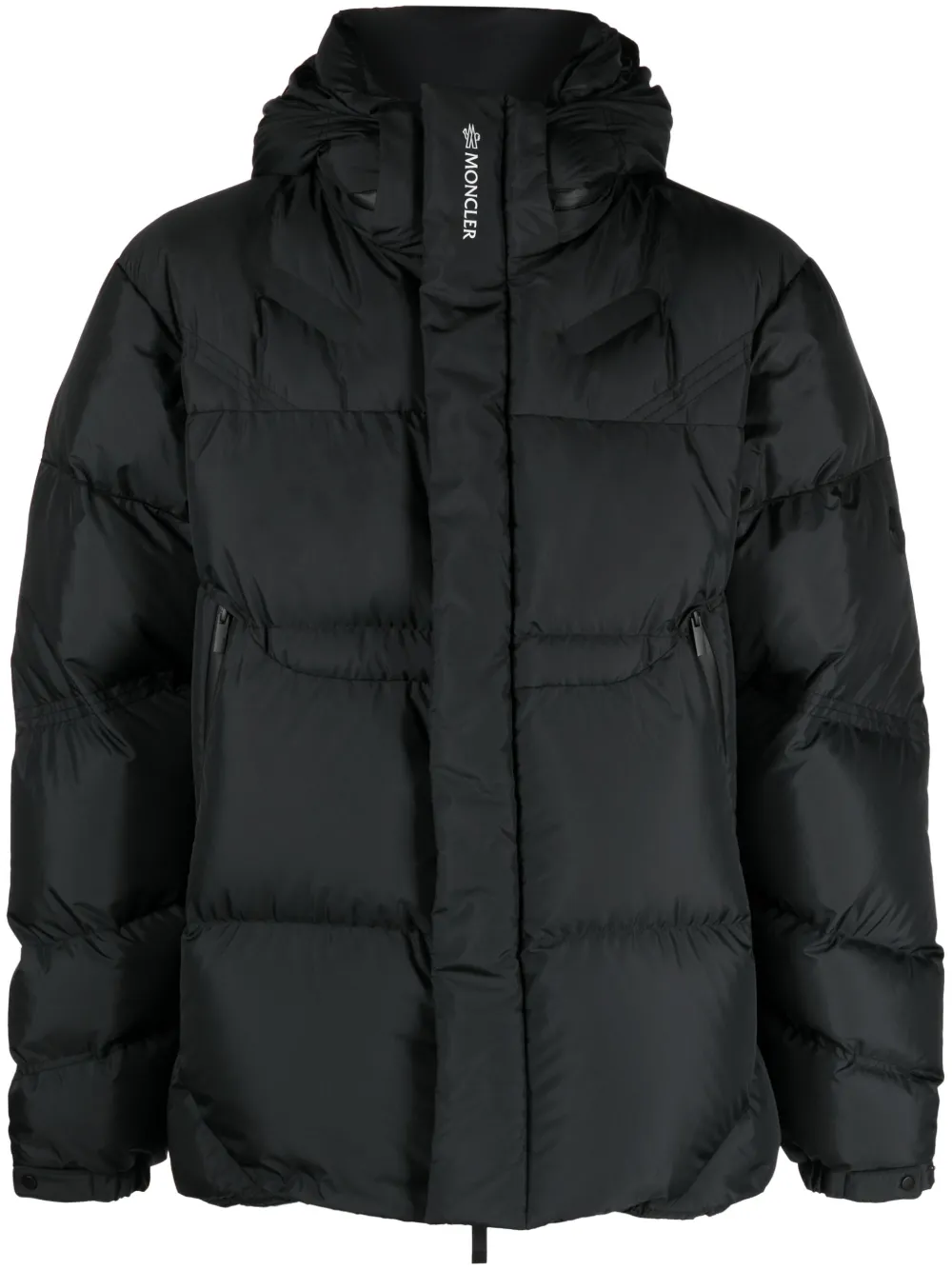 

Пуховик Jarama с капюшоном MONCLER, черный