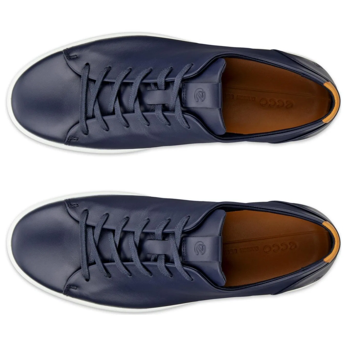 Кроссовки кожаные Ecco Blue — фото 4