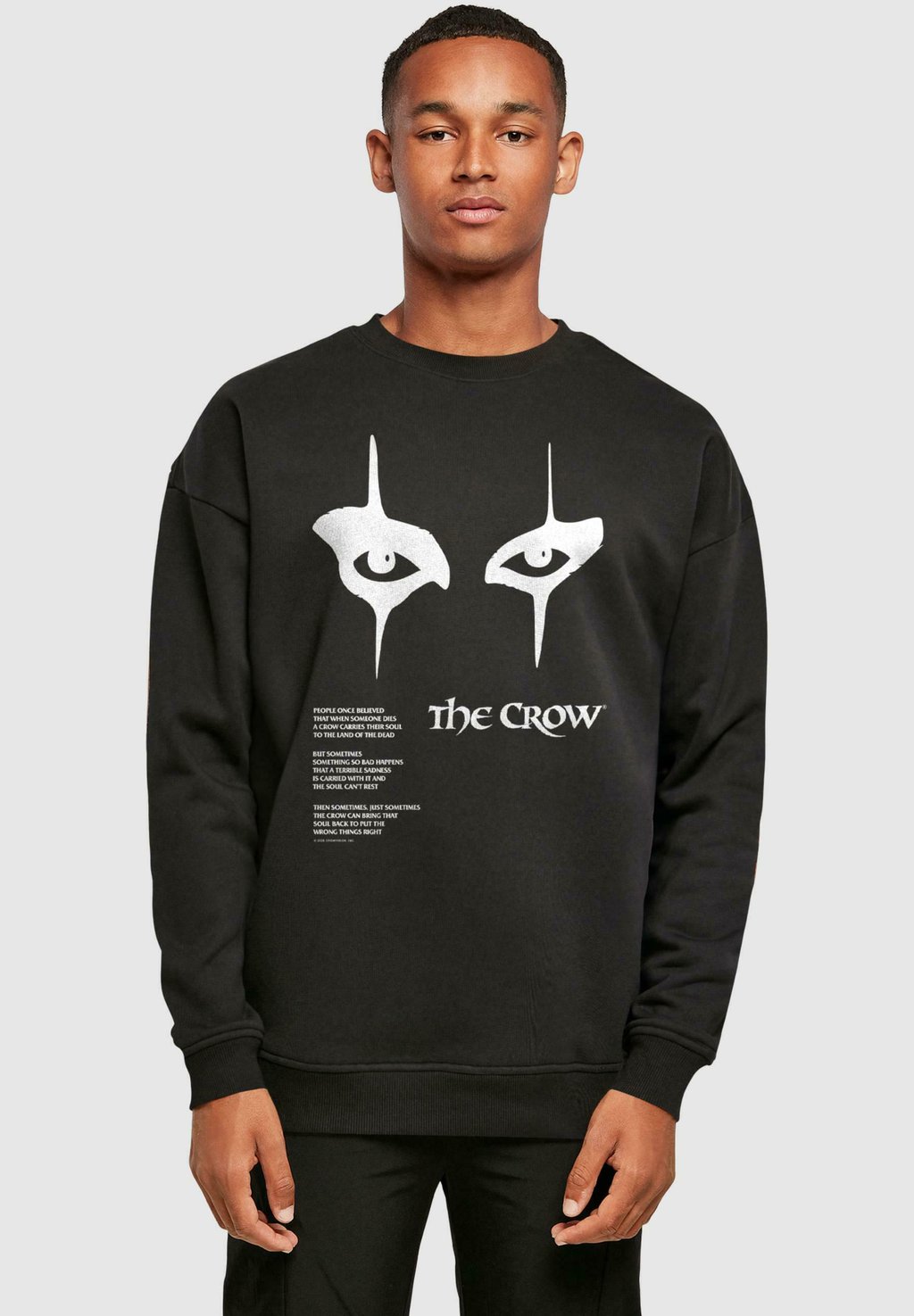 

Толстовка THE CROW-EYES CREWNECK Merchcode, черный