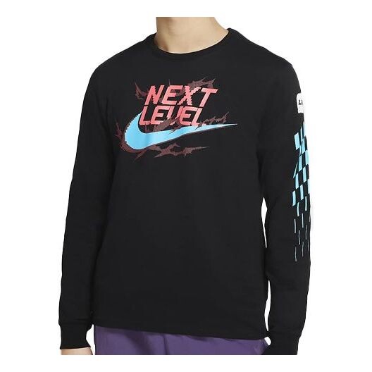 

Футболка men's x lpl long sleeves black t-shirt Nike, черный