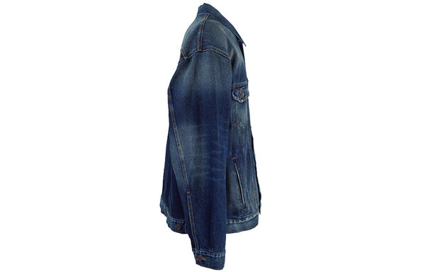 Куртка fbi denim jacket 'blue' Balenciaga, синий — фото 4