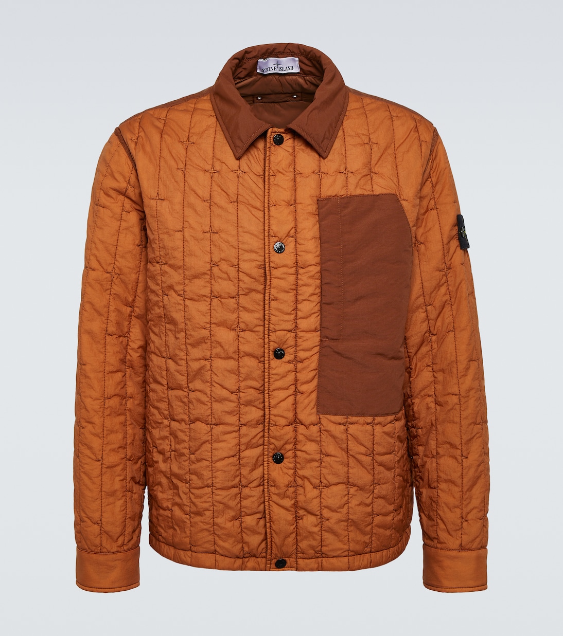 

Стеганая куртка Компас Stone Island, Rust