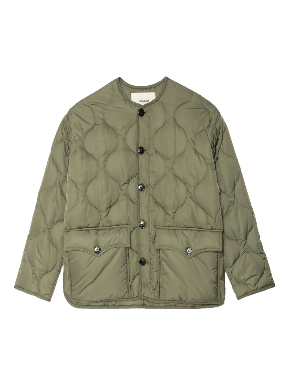 

Стеганая куртка Bunji с накладными карманами Zadig&Voltaire, зеленый