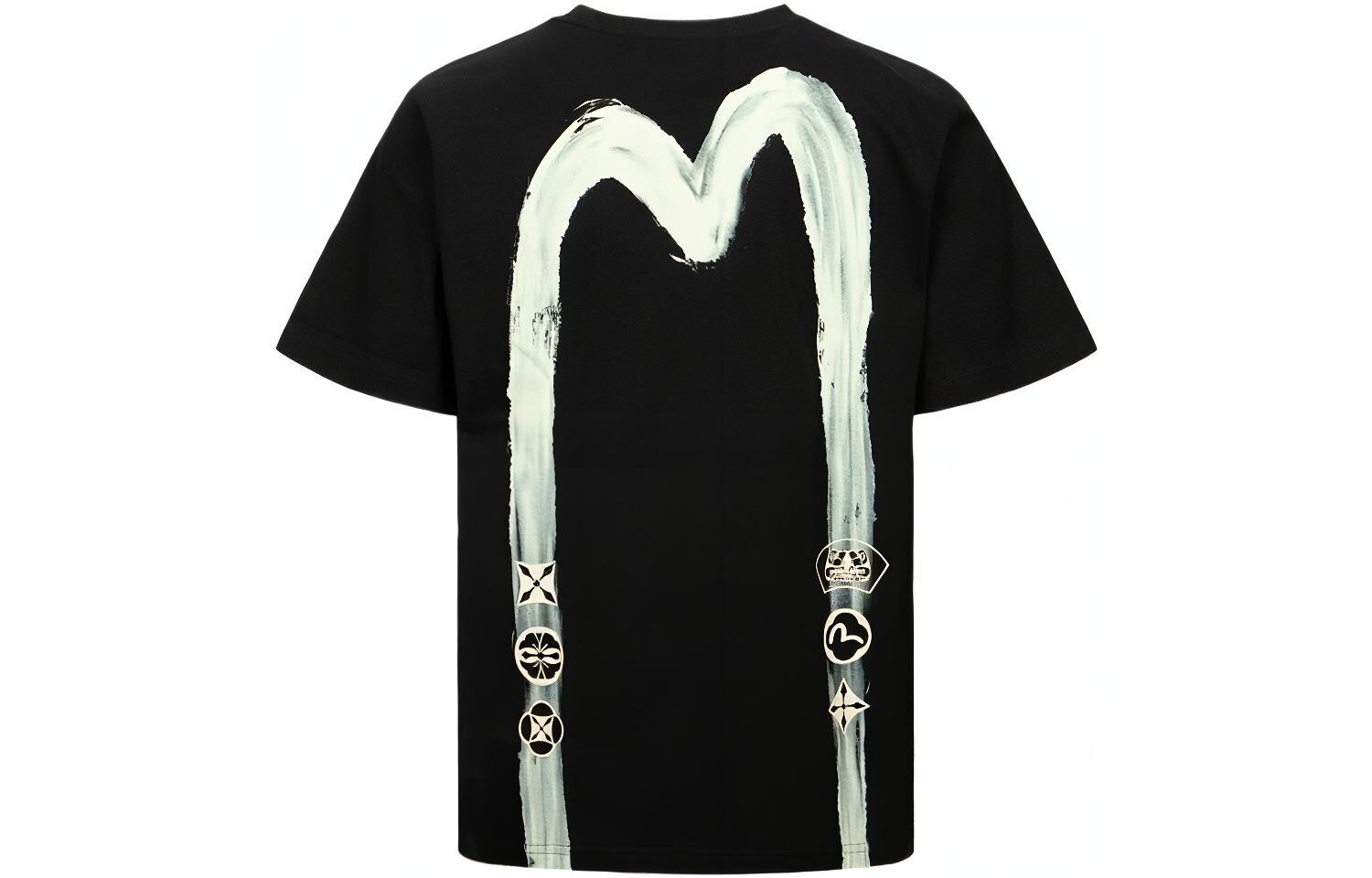 

Футболка мужская черная Evisu, черный