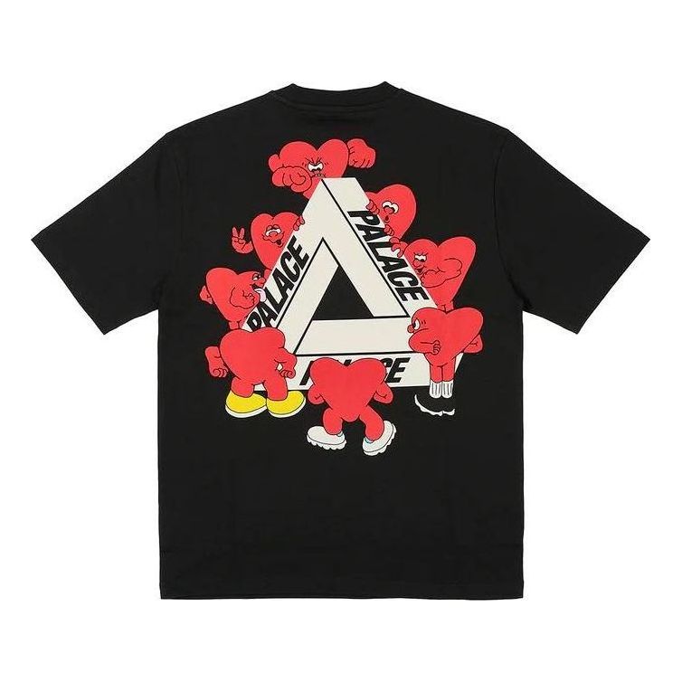 

Футболка Palace Tri-Hearts T-shirt 'Black', черный