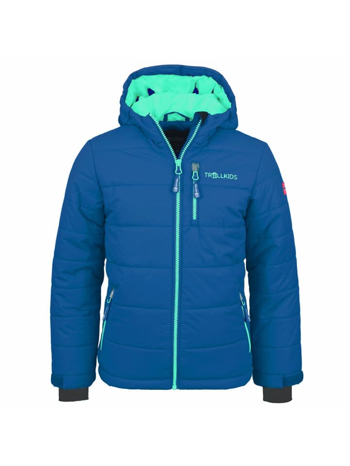 

Лыжная куртка Trollkids Hemsedal, цвет midnight blue