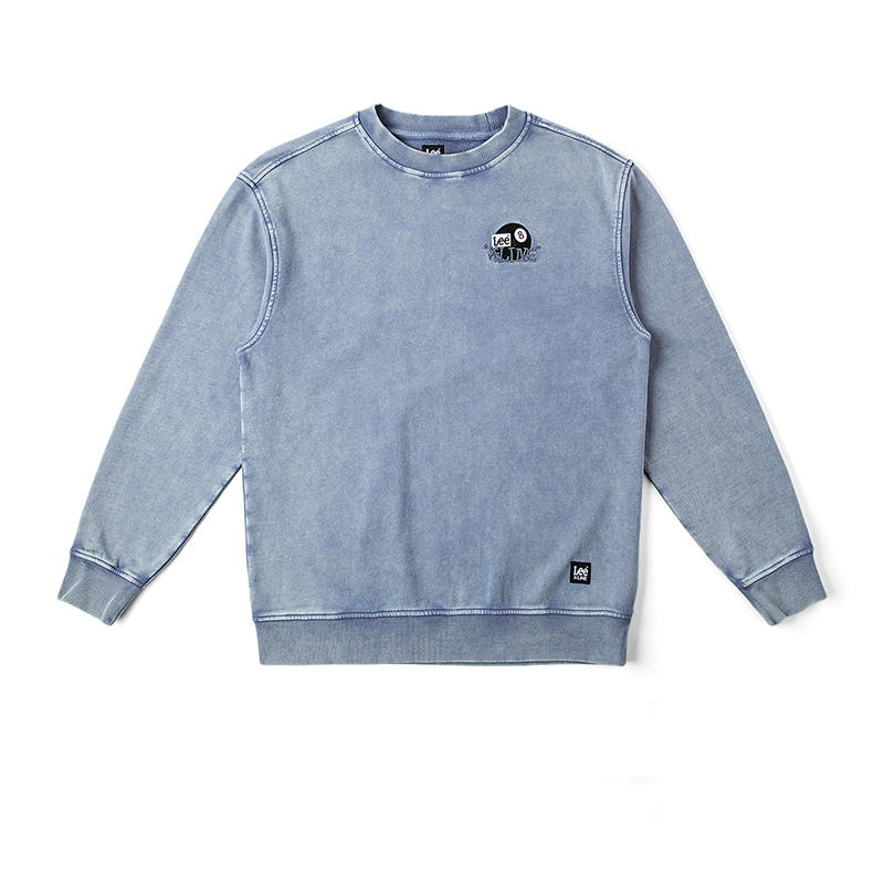 

Lee Толстовка FW24 мужская светло-голубая