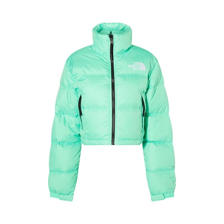 

Куртка The North Face Cropped Nuptse Jacket Chlorophyll Green, зеленый
