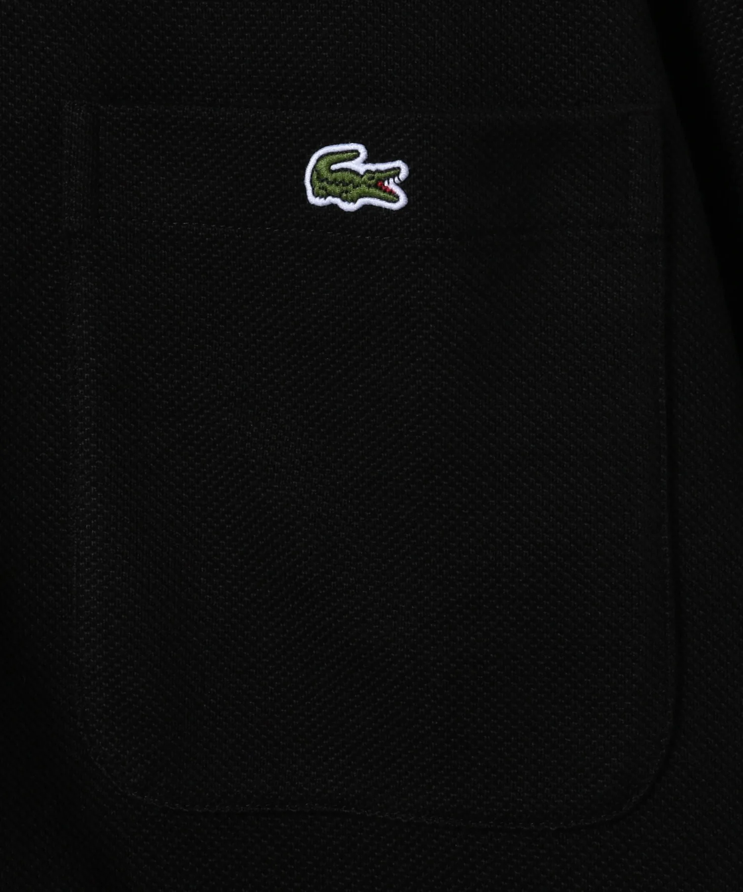 Мужская футболка Lacoste с вышитым логотипом, хлопок, белая — фото 4
