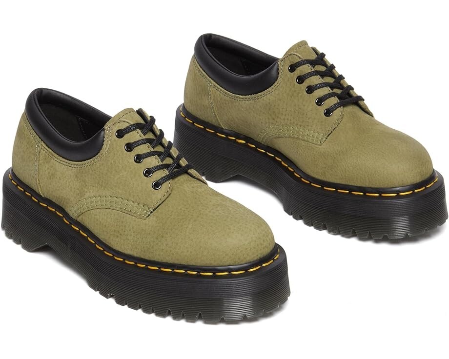 

Оксфорды Dr. Martens 8053 Quad, цвет Muted Olive