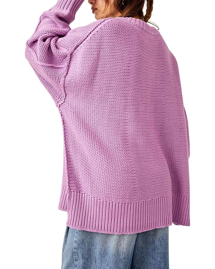 

Свитер Free People Alli V-Neck, цвет Iris Orchid