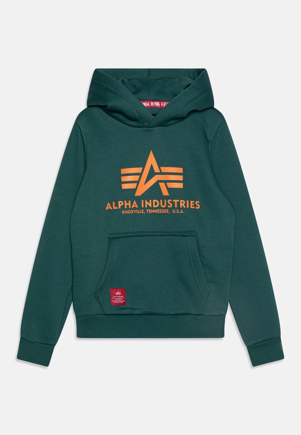 

Свитер с капюшоном BASIC HOODY KIDS TEENS UNISEX Alpha Industries, зеленый