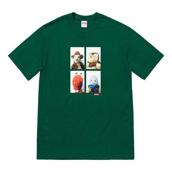 

Футболка fw18 mike kelley ahhyouth dark green tee Supreme, зеленый