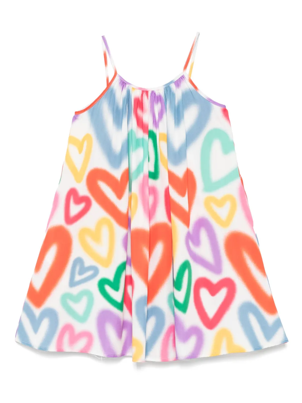 

Платье с принтом Stella McCartney Kids, белый