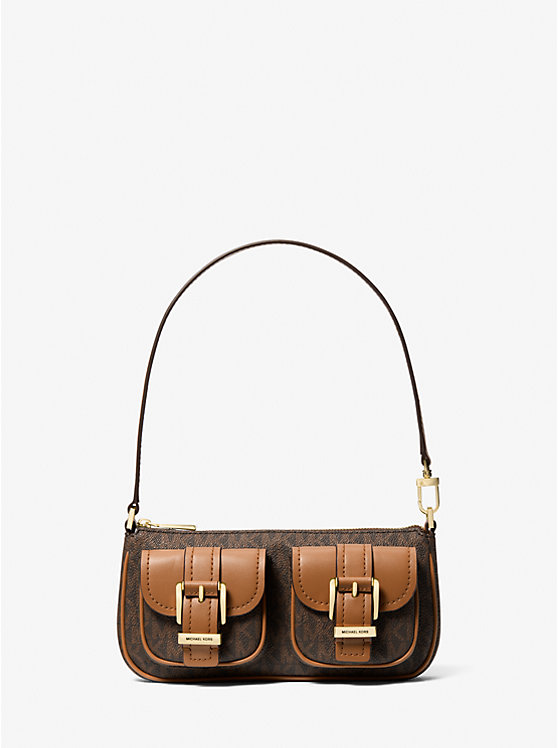 

Маленькая сумочка с фирменным логотипом Zoe Michael Kors, мультиколор
