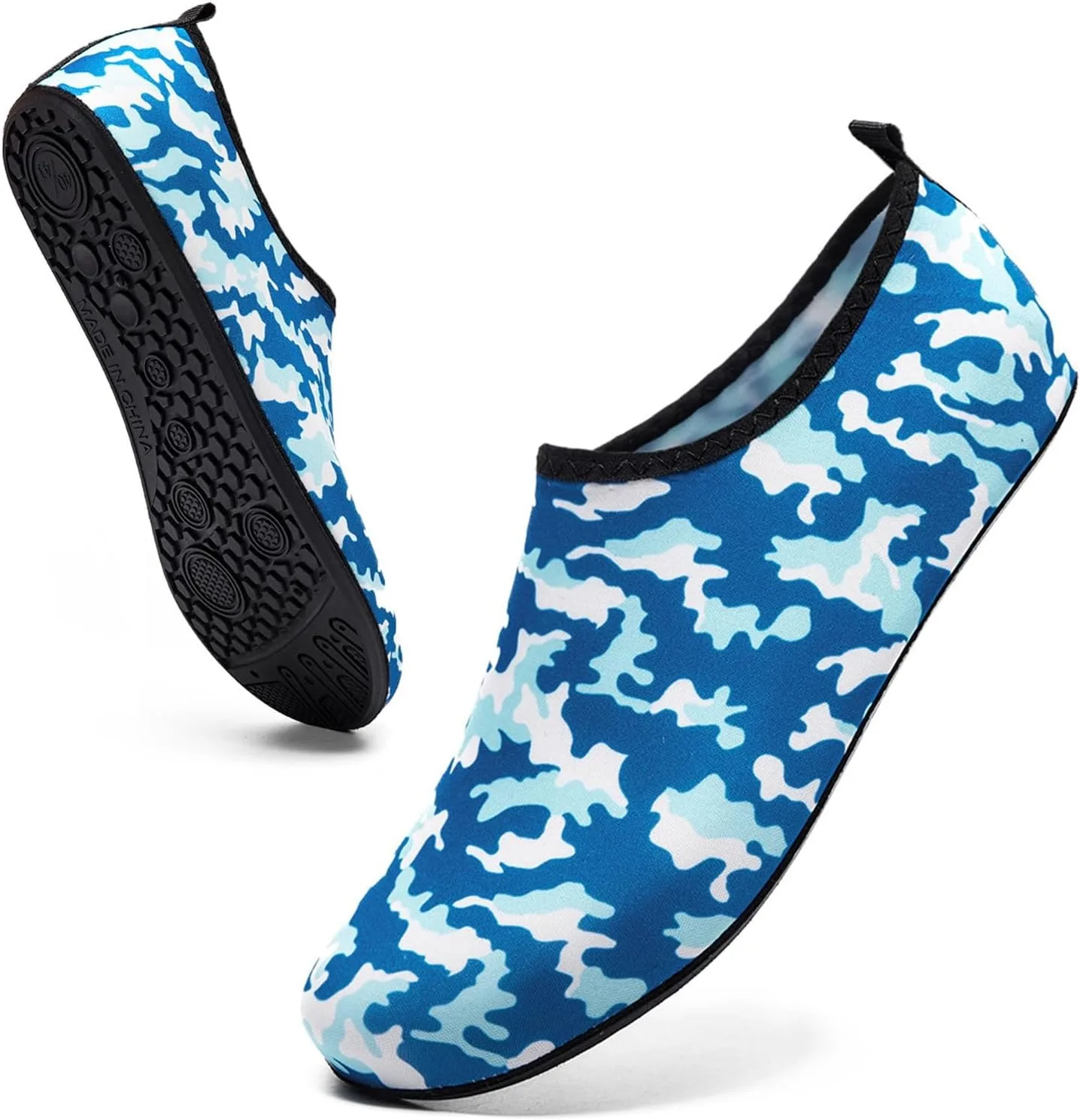 Кроссовки Generisch Herren Herren Wasserschuhe Barfuß Strandschuhe Zum Schwimmen Surfen Yoga Leichte Neoprenschuhe Bequeme Тапочки, синий — фото 3