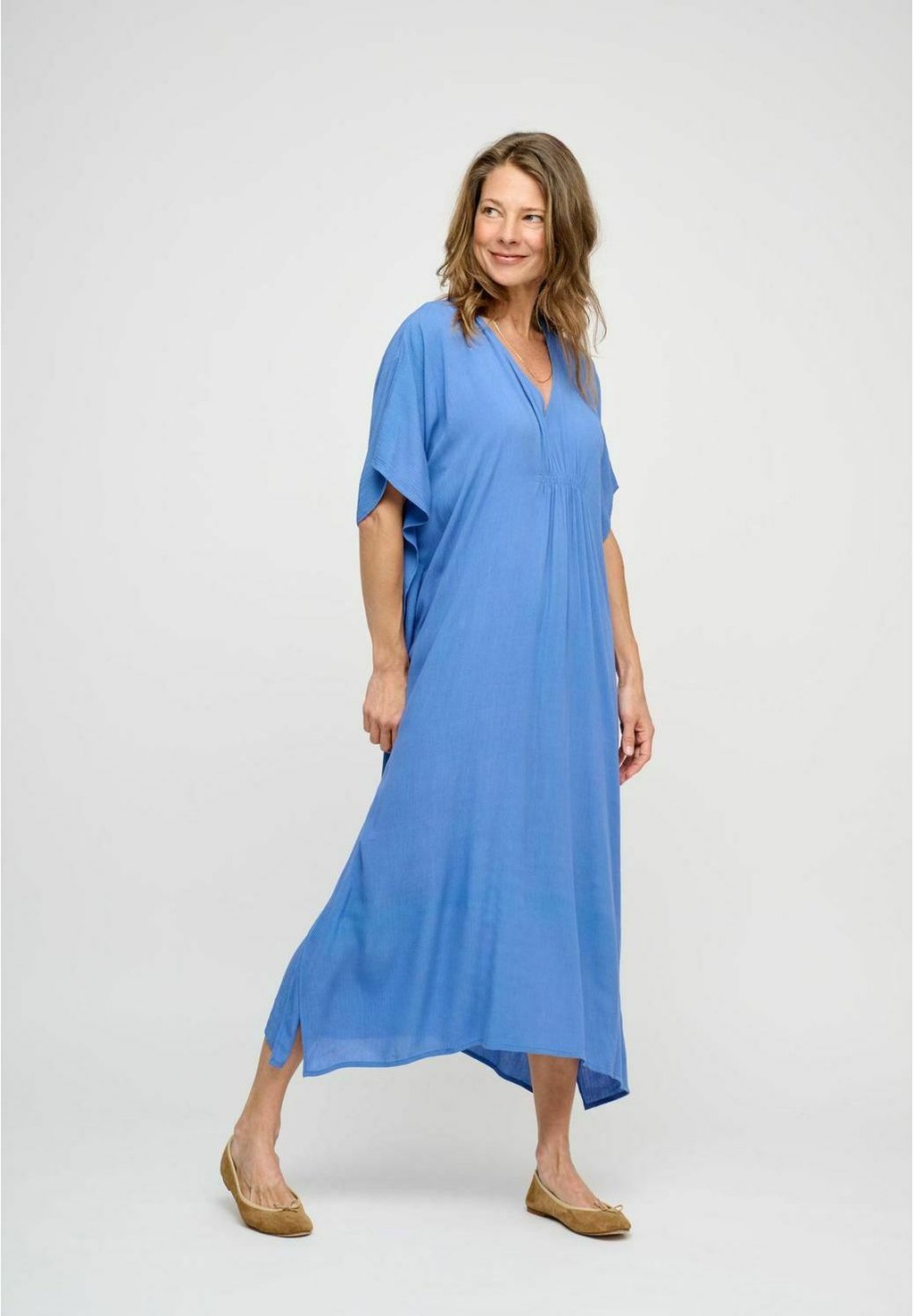 

Дневное платье WAVE KAFTAN CREPE moshi moshi mind, цвет heaven blue