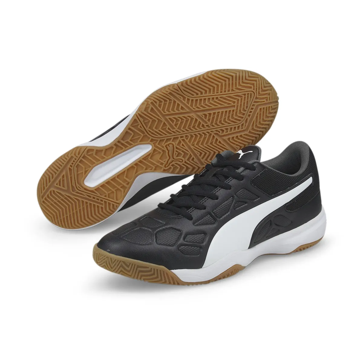 

Кроссовки PUMA для дома "ТЕНАЗ", цвет Puma Black- Puma White-Iron Gate-Gum