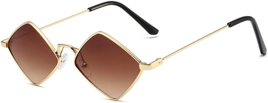 

Женские солнцезащитные очки в винтажном стиле с прозрачным градиентом, мужские панк-солнцезащитные очки, оливково-зеленые прозрачные, один размер MTZJH, Olive Green Clear